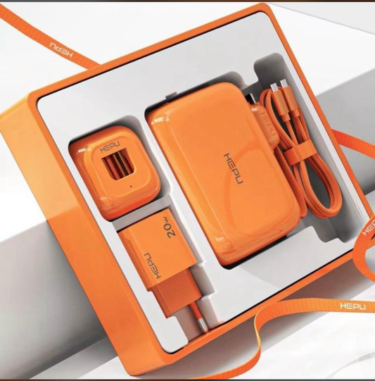 📦 Pack Cadeau HEPU 4-en-1 – Accessoires Mobiles Haute Performance