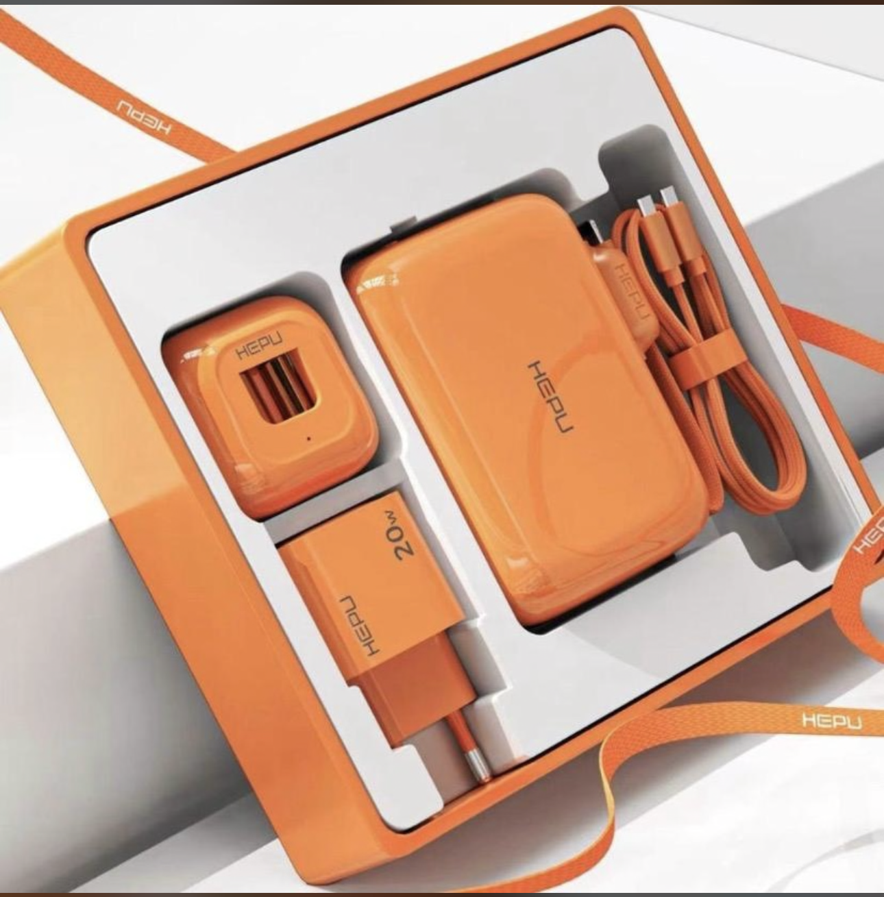 📦 Pack Cadeau HEPU 4-en-1 – Accessoires Mobiles Haute Performance