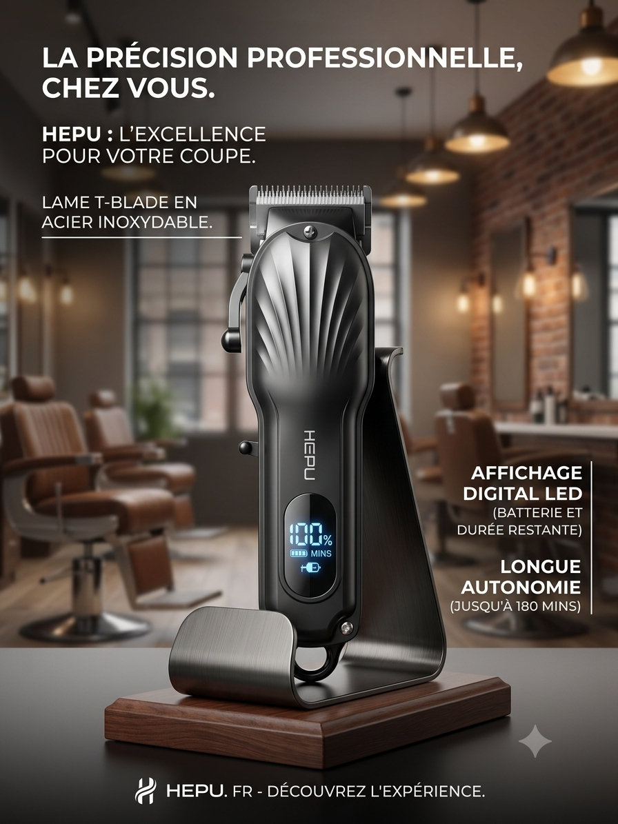 HEPU HP-T13 — Tondeuse Professionnelle